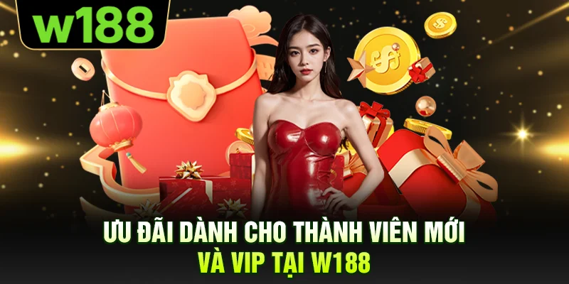 Ưu đãi dành cho thành viên mới và VIP tại W188